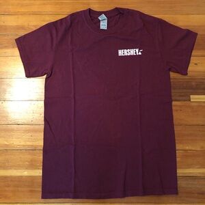 Gildan Burgundy Short Sleeve Tee with Hershey logo